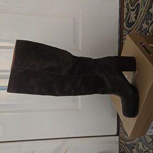 Zodiac Heeled Olive Suede Boots